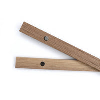 Magnetic Wood Hanging Poster Frame / scroll style frame
