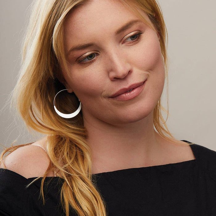 Refined Earring Collection - Crescent Hoop/Gold / Scout