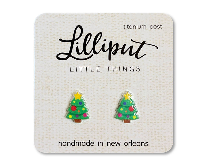 Christmas Tree Earrings / Lilliput