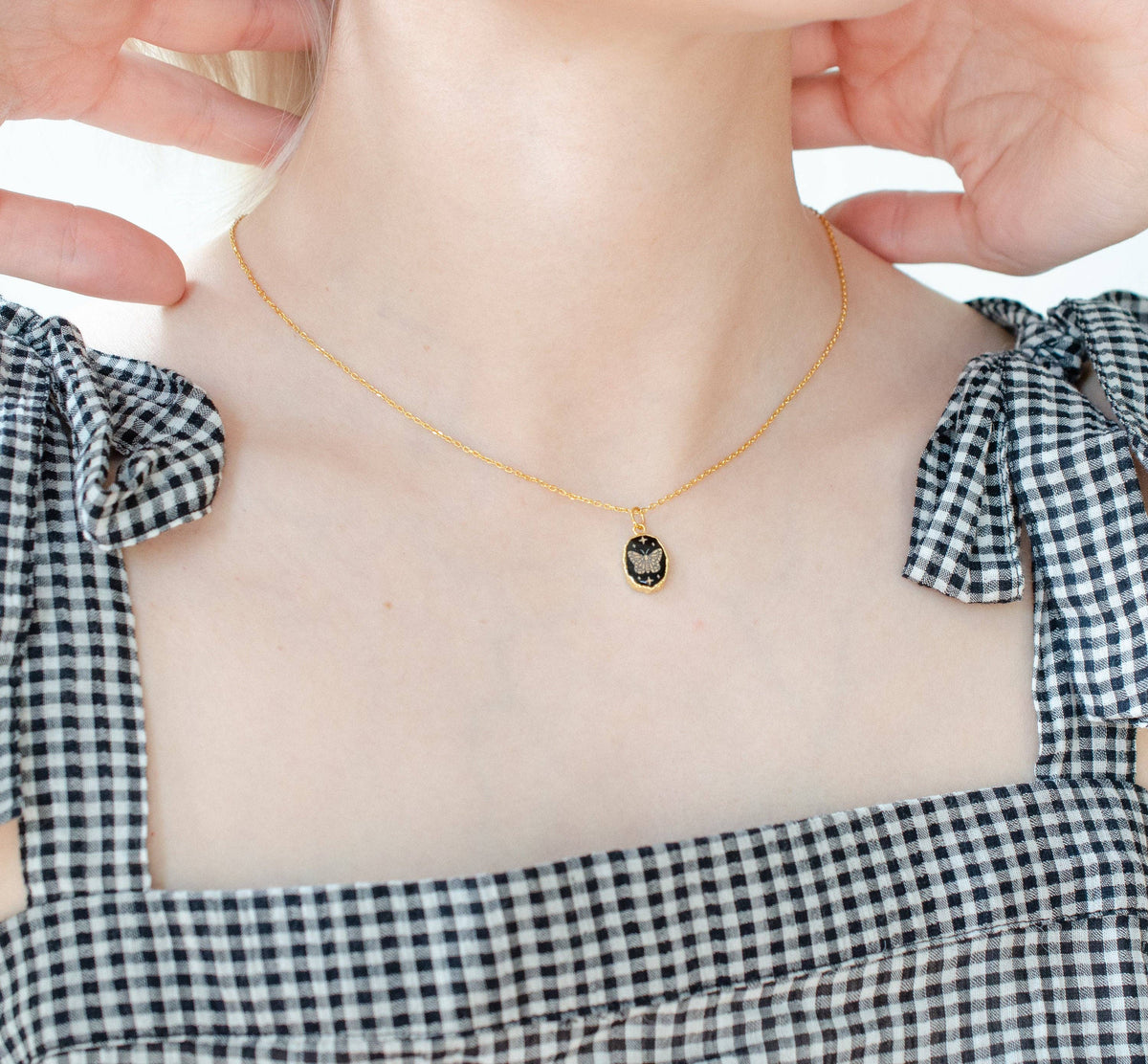 Gemstone Symbol Necklace / Jill Makes