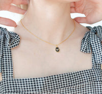 Gemstone Symbol Necklace / Jill Makes