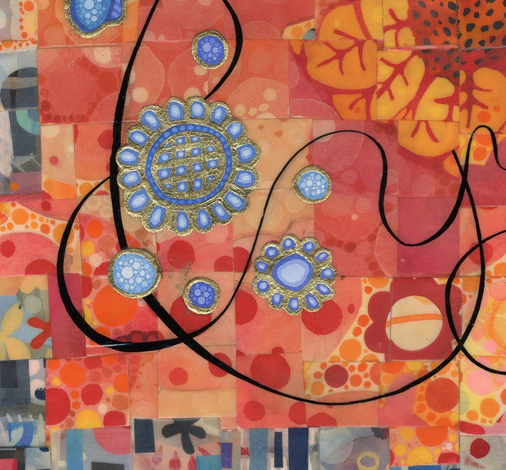 Funkification — Original Artwork by Nancy Tobin - Abstract Collage