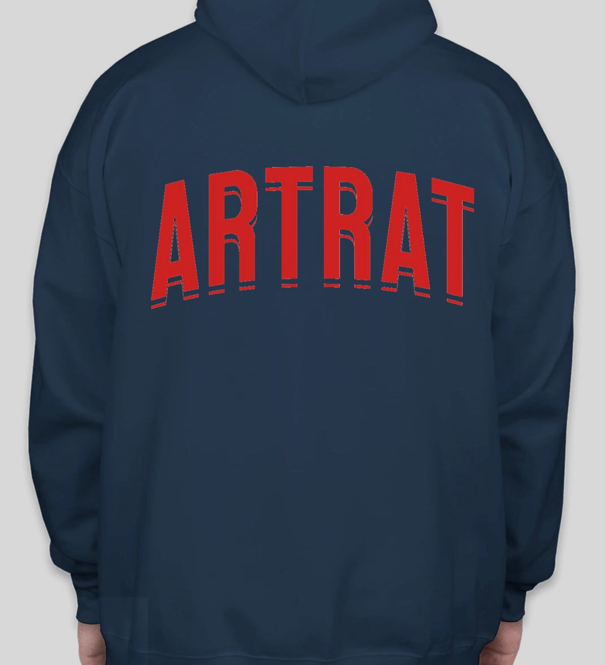 ArtRat Hoodie - Navy — Heavyweight Cotton