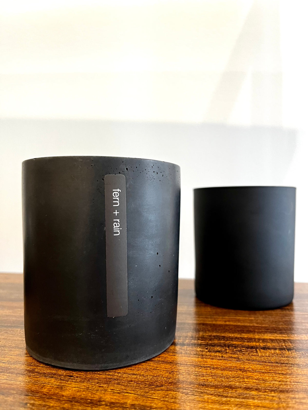 Fern + Rain / Concrete — Candle by Sable Candle Co.