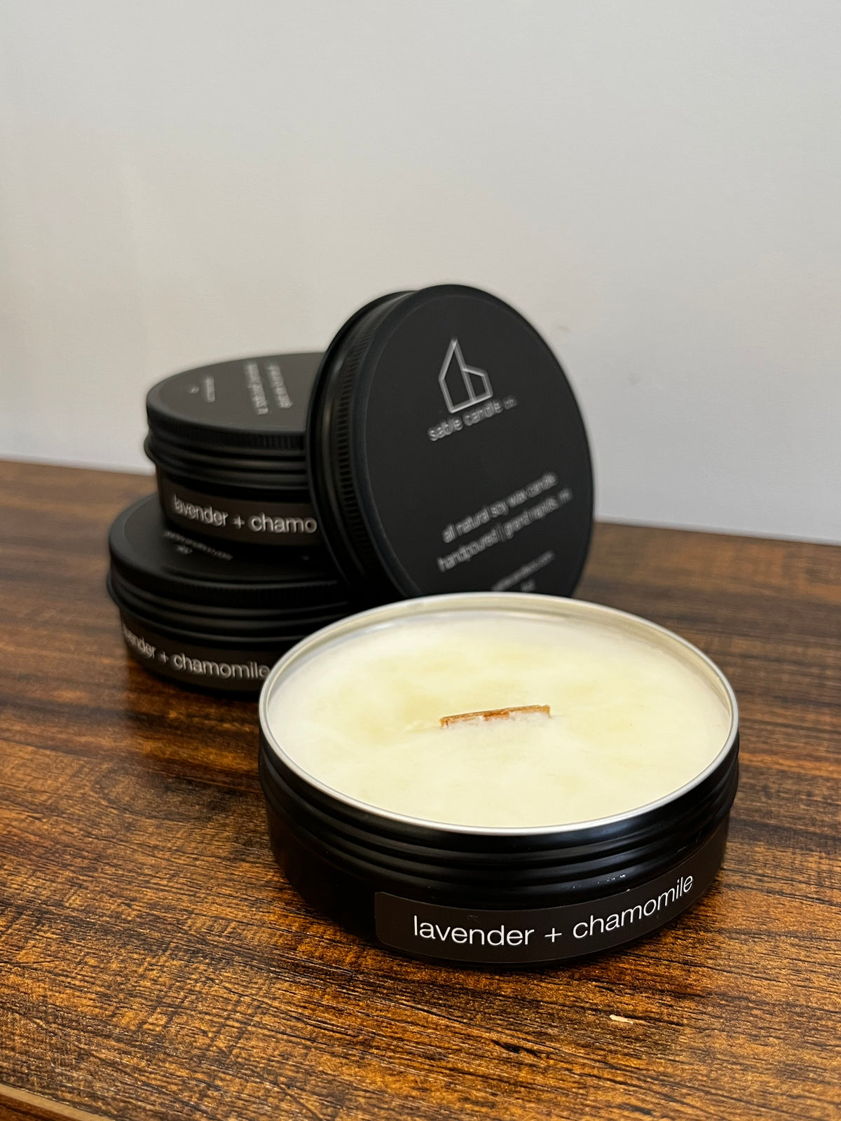 Lavender + Chamomile Tin — Candle by Sable Candle Co.