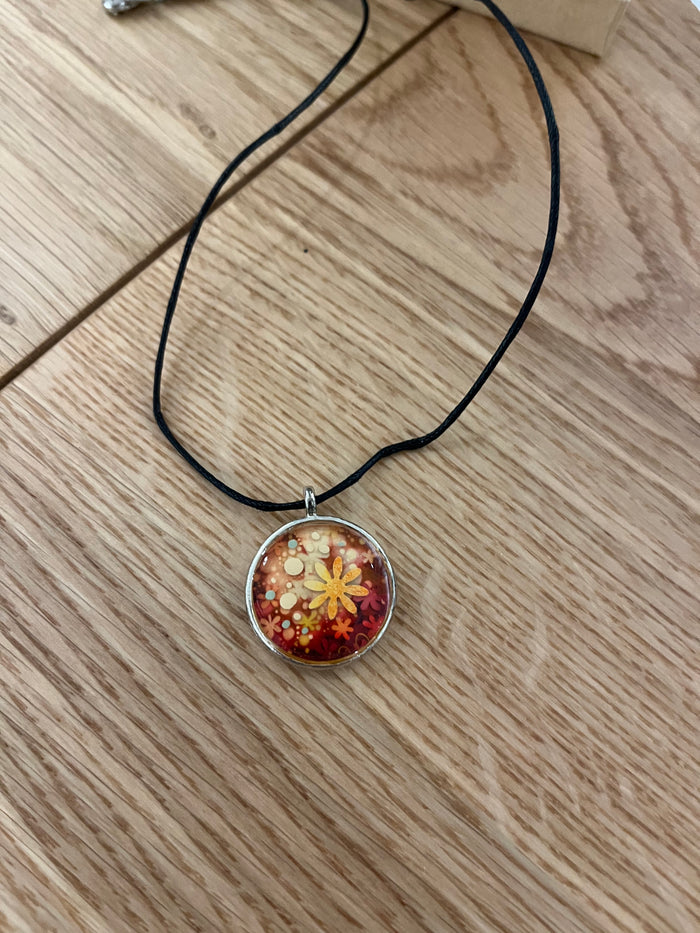 Flower Burst - Handmade Art Necklace / Nancy Tobin