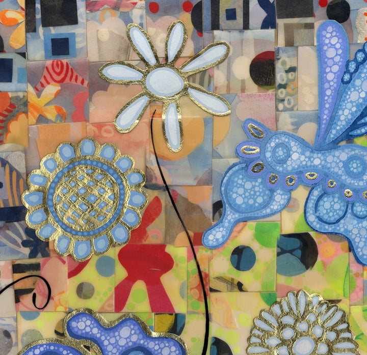 Funkification — Original Artwork by Nancy Tobin - Abstract Collage