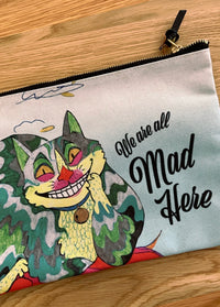 Cheshire Cat - Pouch by Sadie Rothenberg - Small