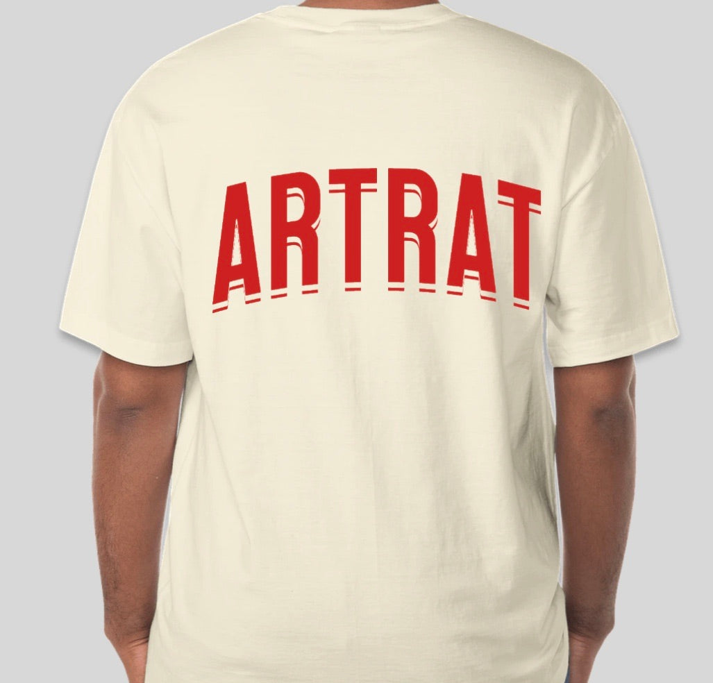ArtRat T-Shirt - Cream - Large
