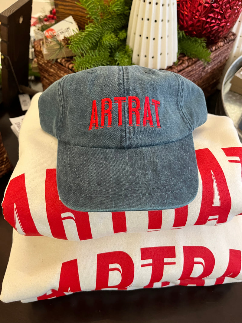 ArtRat Ball Cap — Washed Navy