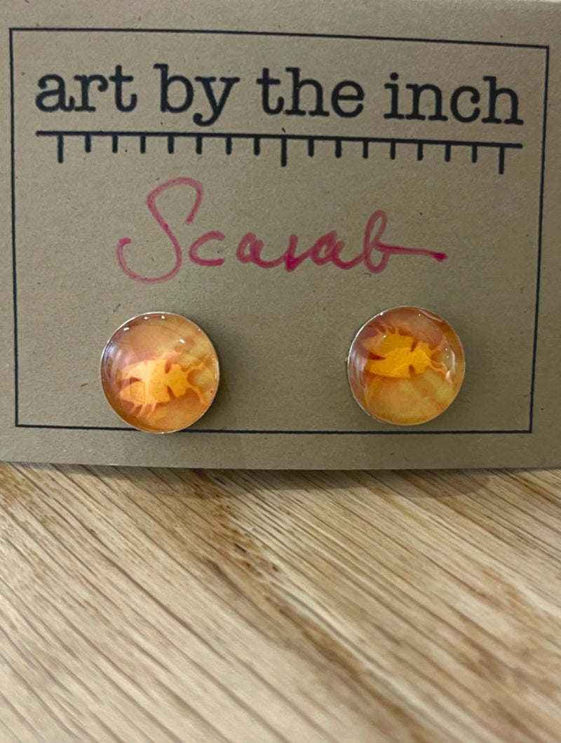 Little Earrings - Scarab