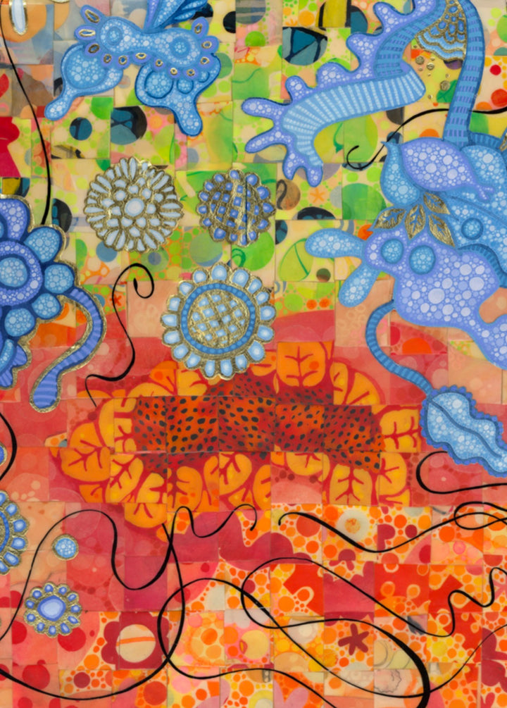 Funkification — Original Artwork by Nancy Tobin - Abstract Collage