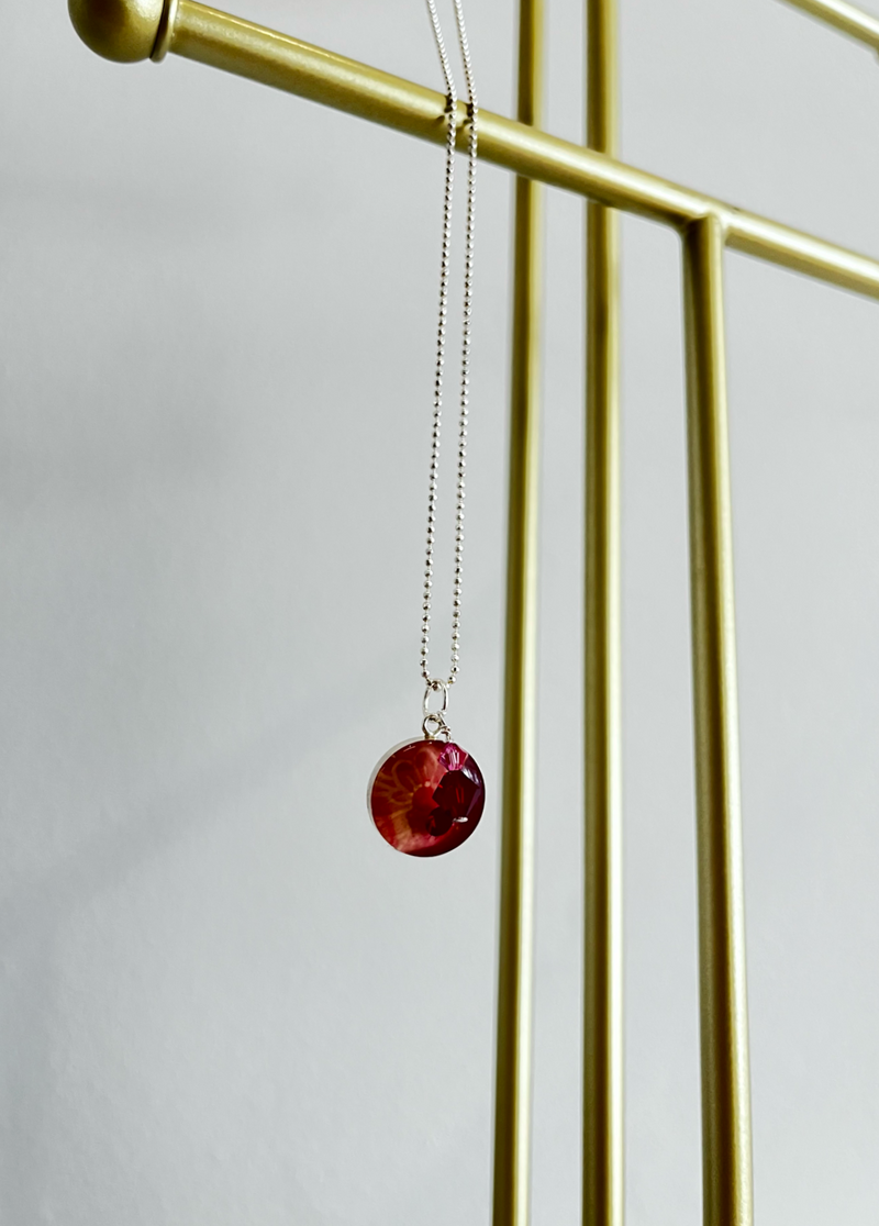 Crystal Birthstone Necklace - January