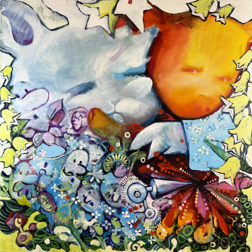 Bunny Bomb — Original Artwork by Nancy Tobin